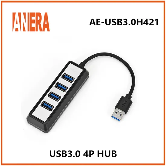 工場直販ホット販売ミラースタイル 4 ポート USB3.0 ハブ 5gbps ポータブルコンパクトケーブル付き